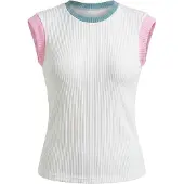 Mymo Top abe / rosa claro / branco