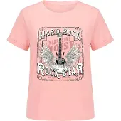 IZIA Camisa magenta / rosa escurecido / preto / branco