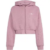 Adidas Originals Casaco em moletão 'LOOSE PADDED RIB ZIP' malva