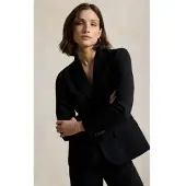 Ralph Lauren para mulher. 211B16851002 Americana Clássica preto (34), Casual, Poliéster