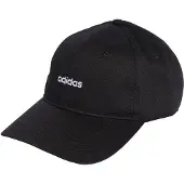 Adidas Boné desportivo 'Linear' preto / branco