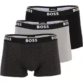 BOSS Boxers 'Power' cinzento / preto