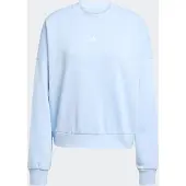 Adidas Sweatshirt de desporto 'ESSENTIALS SMALL LOGO FEEL COZY' azul claro / branco