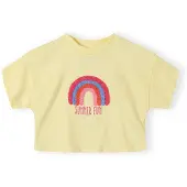 MINOTI Camisola azul / amarelo claro / rosa / magenta