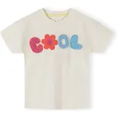 MINOTI Camisola bege claro / azul claro / rosa escuro / vermelho