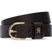 Tommy Hilfiger Cintos 'TH Monogram' castanho escuro