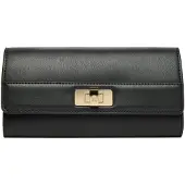 Tommy Hilfiger Carteiras 'Modern TH Monogram Turn Lock' preto