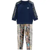 Adidas Conjuntos 'adidas x Liberty London Oversized Crew and Tights' marinho / azul céu / pueblo / rosé