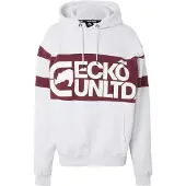 Ecko unltd. Sweatshirt bordeaux / branco