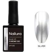 Nailura Verniz De Unhas Chrome Base Silver