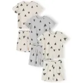 MINOTI Pijama creme / acinzentado / offwhite