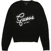 GUESS Sweatshirt preto / branco
