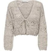 ONLY Casaco de malha 'Beach' taupe