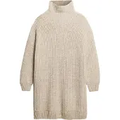 Superdry Vestido Midi De Manga Comprida Chunky Rib