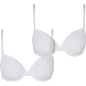 Urban Classics Sutiã Basic Cotton Lace 2 Unidades