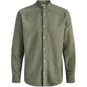 Jack & Jones Camisa De Manga Comprida Breeze Band Linen Blend