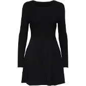 ONLY Vestido de malha 'Alma' preto