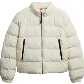 Superdry para mulher. W5012006A Casaco desportivo em branco (M), Casual, Poliéster