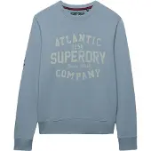 Superdry Sweatshirt 'Coastal' opal / greige