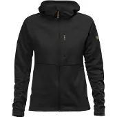 Fjällräven - Vestuário caminhada mulher - Abisko Trail Fleece W Black para Mulher - Tamanho S - Preto