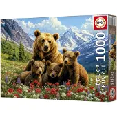 Educa Quebra-cabeça De Ursos Grizzly No Canadá 1000 Peças