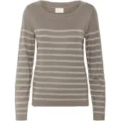 Kaffe Pullover 'KALizz' castanho / prata