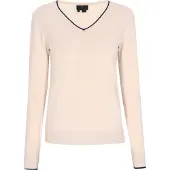 Dreimaster Klassik Pullover nude / preto