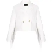 Faina Blazer 'Classy Look' branco
