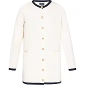Dreimaster Maritim Casaco de malha marinho / offwhite