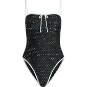 Karl Lagerfeld Fato de banho preto / branco