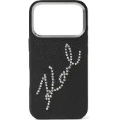 Karl Lagerfeld Capas para smartphones ' SIGANTURE IPHONE 17 PRO ' preto