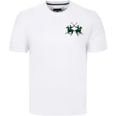 La Martina Camisa verde / branco