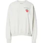 Lollys Laundry Sweatshirt 'Sydney' cinzento claro / azul-violeta / vermelho cereja