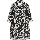 Dreimaster Klassik Vestidos camiseiros preto / branco