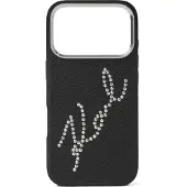 Karl Lagerfeld Capas para smartphones ' SIGANTURE IPHONE 17 PRO-MAX ' preto