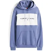Tommy Hilfiger Moletom Com Capuz Linear Logo Regular Fit