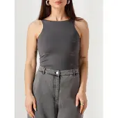 Coster Copenhagen Top ' CC Heart ' antracite