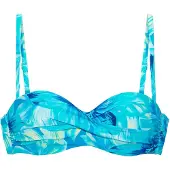 s.Oliver Top de biquíni turquesa / azul claro / azul escuro / amarelo