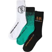 KOROSHI Meias pueblo / jade / preto / branco