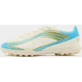 Adidas Sapatilha de desporto 'F50 Messi Club' creme / azure / ouro