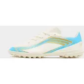 Adidas Sapatilha de desporto 'F50 Messi Club' creme / azure / ouro