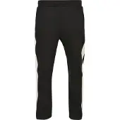 Urban Classics Calças preto / branco