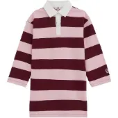 We fashion Vestido roxo escuro / rosa / branco