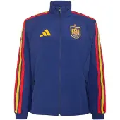 Adidas Casaco de treino 'Spanien Anthem' azul escuro / caril / vermelho