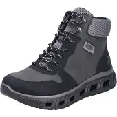 Rieker Botim com fivela cinzento / preto