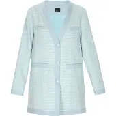 Dreimaster Klassik Sobretudo meia-estação 'Classic Look' azul pastel