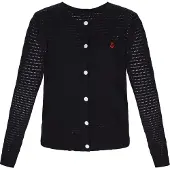 Dreimaster Klassik Casaco de malha vermelho / preto