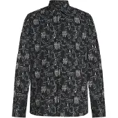 Karl Lagerfeld Camisa preto / branco