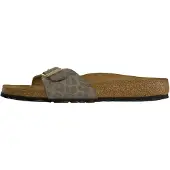 Birkenstock Sapato aberto 'Madrid' taupe / cinzento escuro