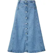 Levi's Saia 'Yoked Western' azul ganga